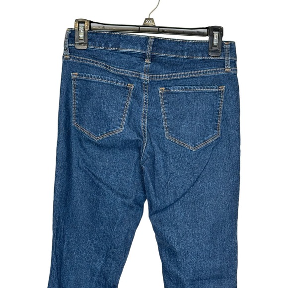 Old Navy Women's Jeans Super Skinny Mid-Rise Slim 5-Pocket Dark Denim Blue Sz. 2 - Picture 8 of 10
